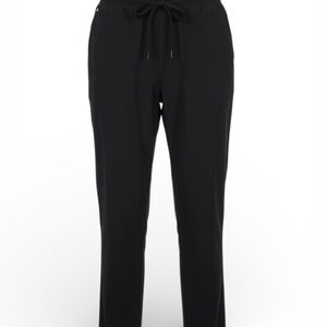 All in Motion Women's Black Soft Flex woven taper pants.